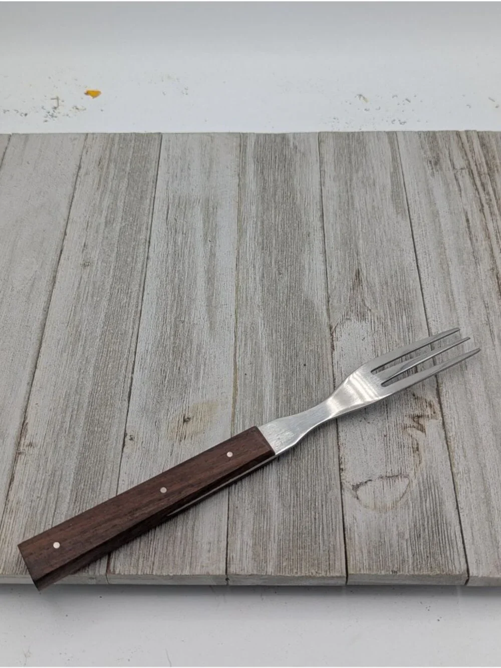 Warco 3 Prong Granny Meat Fork Stainless Steel Japan Advertising Nebraska 9-1/2